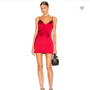 Superdown Nicole Mini Dress in Burgundy